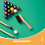 2pcs Billiard Table Cloth Brush with Hanging Hole for Snooker Felt 9