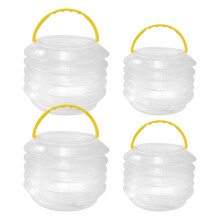 4pcs Collapsible Paint Brush Washer Portable Holder Organizer