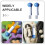 2 Sets Needle Felting Tools 7 Needles Plastic Handle Wool Projects 8