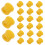 30pcs Leaf Spring Bushing Heavy-Duty Rubber Double Eye Replacement 10