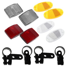 1Set Reflectorset Voor En Achter Plastic Waterdicht