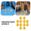 30pcs Leaf Spring Bushing Heavy-Duty Rubber Double Eye Replacement 9