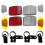 1Set Reflectorset Voor En Achter Plastic Waterdicht 9