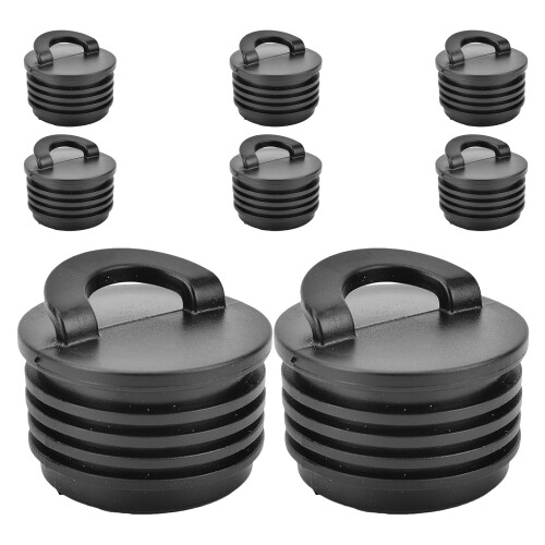 8pcs Kayak Scupper Rubber Plug with Handle for Canoe Boat