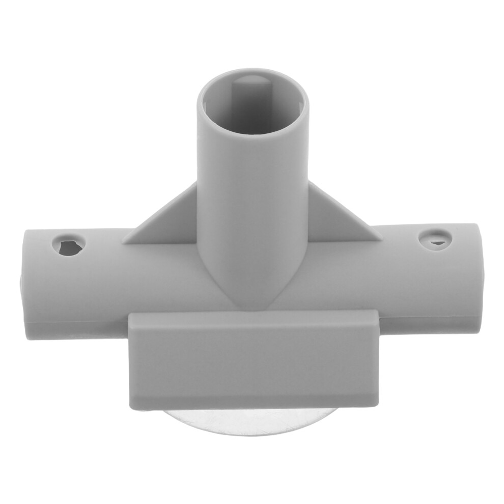 T-Shaped 3-Way Plastic Pipe Connector With Suction Cup For Playpens Totority