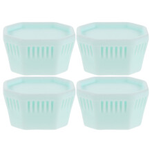 4pcs Tennis Racket Butt Caps for Pickleball Paddle Sky-Blue