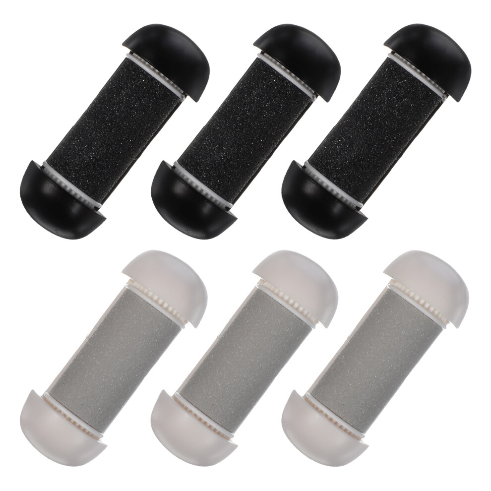 Totority 6Pcs Replacement Roller Head For Electric Remover Foot File