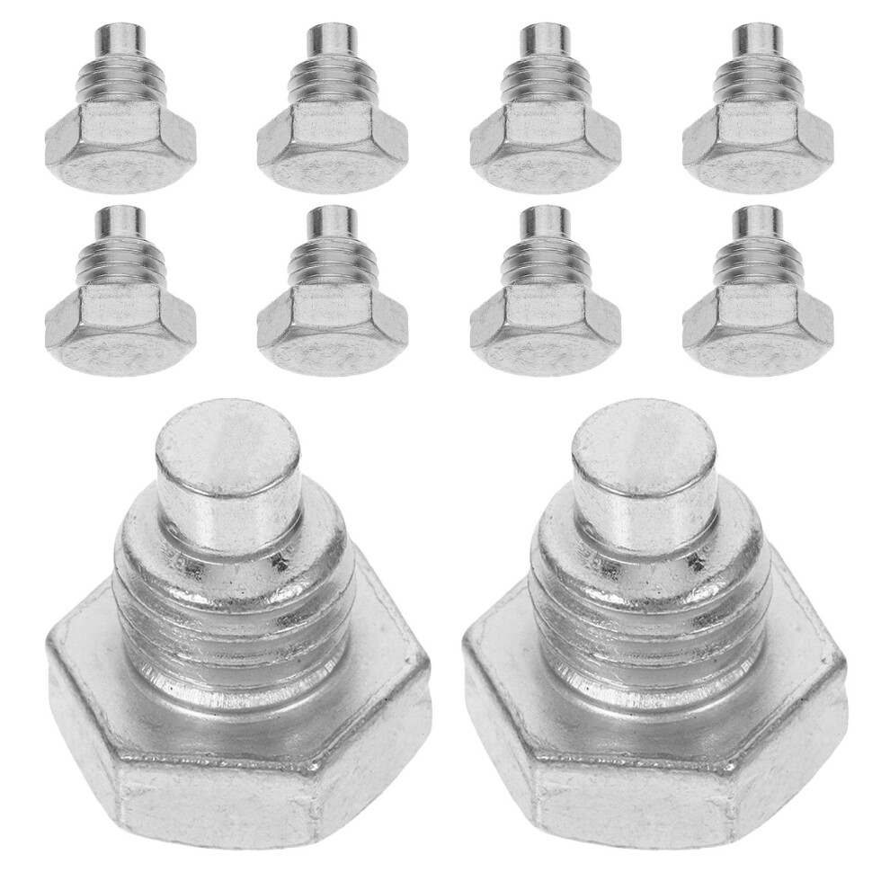 10Pcs Jack Screw Bolts Horizontal Floor Pressure Rod Silver 3191694450251