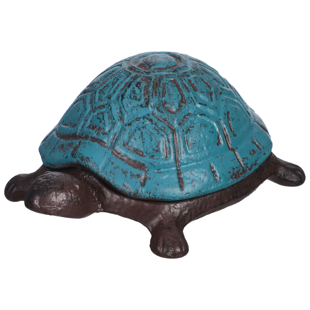 Cast Iron Turtle Key Hider Box Outdoor Garden Decor 3191694451388