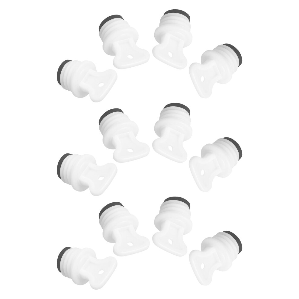 Totority 12Pcs Replacement Rubber Hot Water Bottle Caps Leakproof Stoppers