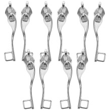 5 Pairs Metal Double-Layer Zipper Slider Luggage Lock Repair Part