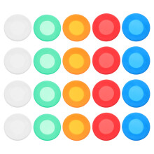 20pcs Silicone Stethoscope Diaphragm Covers for Doctors Nurses