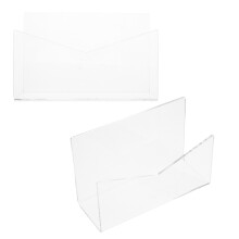 2Pcs Clear Acrylic Desk Organizer For Letters And Cards