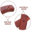 2 Sets Wooden Kitchen Replacement Handles with Nuts 9