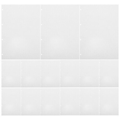 40pcs A4 Loose Leaf Binder Paper Refills for DIY Journaling