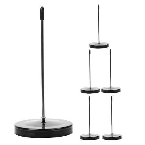 6pcs 5.5 Inch Desk Receipt Holder Silver Spike Stick