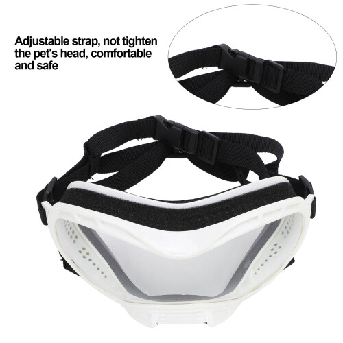 Large Breed Dog Goggles UV Proof Windproof Sunglasses with Adjustable Strap 2