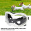 Large Breed Dog Goggles UV Proof Windproof Sunglasses with Adjustable Strap 5
