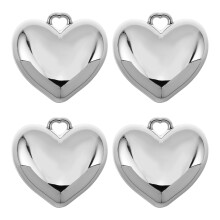 4pcs Mini Empty Makeup Palette with Mirror 0.4g Heart Shaped