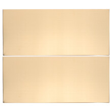 2pcs 25x11cm Blank Metal Door Sign Plate Adhesive Stainless Steel