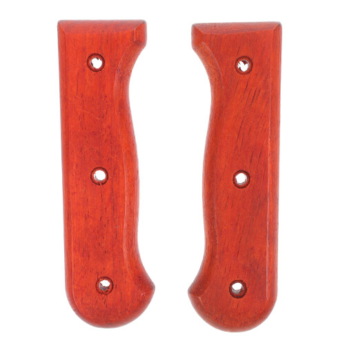 1 Pair Wooden Handle Replacement DIY Grip for Crafting