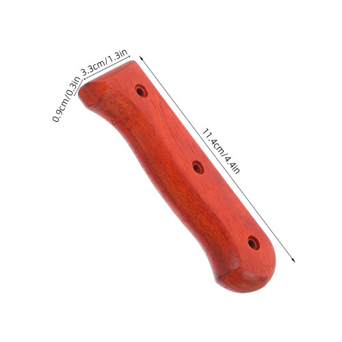1 Pair Wooden Handle Replacement DIY Grip for Crafting 1
