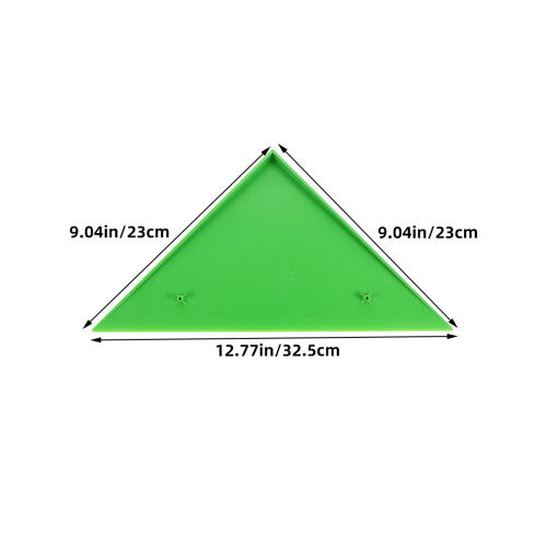 10pcs Foosball Table Corner Protectors Green Triangle Bumpers 2