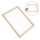 Wooden Paper Making Screen DIY Frame with Mesh for Craft 11