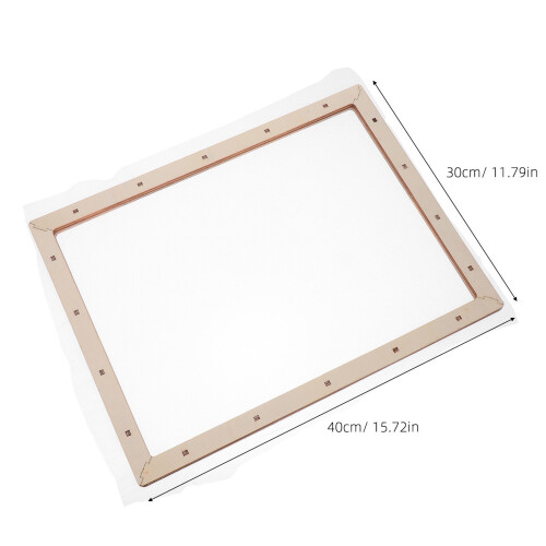 Wooden Paper Making Screen DIY Frame with Mesh for Craft 2