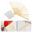 1 Set DIY Handheld Folding Fan Chinese Style Unfinished Frame 11