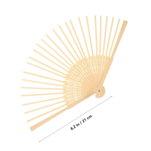 1 Set DIY Handheld Folding Fan Chinese Style Unfinished Frame 2
