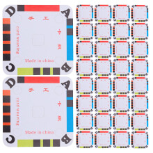 300pcs Weaving Cards 4 Holes Square Tablet Crafting Tools