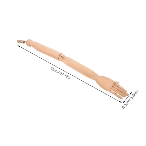 Bendable Wooden Mannequin Hand with Flexible Joints 1
