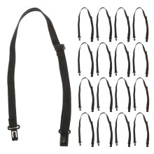 40pcs Black Adjustable Bow Tie Extenders with Plastic Buckle