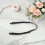 40pcs Black Adjustable Bow Tie Extenders with Plastic Buckle 5