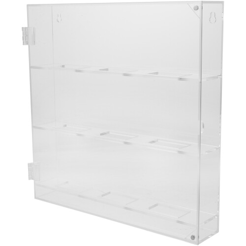 3-Layer Acrylic Hockey Puck Display Case Wall Mount