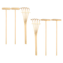 6pcs Mini Sand Rake Bamboo Desktop Zen Garden Kit