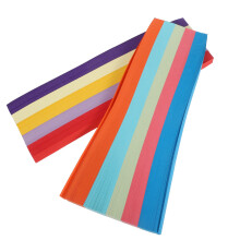 Solid Color Origami Star Paper Strips for DIY Crafts