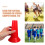 5pcs 17cm Plastic Agility Cones Soccer Training Markers 9