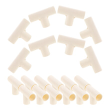20pcs Playpen Joints T Connector Parts Plastic Tee Adapter