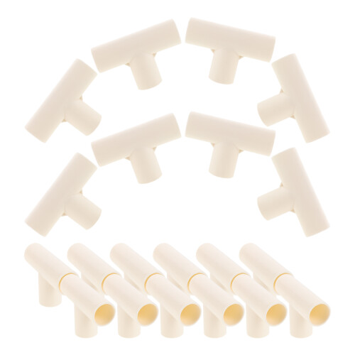 20pcs Playpen Joints T Connector Parts Plastic Tee Adapter