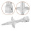 Fence Finials Topper: Galvanized Iron Picket Post Caps 10