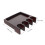4-Hole Non-Slip Pool Cue Holder - Solid Wood Billiard Stick Rack 3