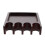 4-Hole Non-Slip Pool Cue Holder - Solid Wood Billiard Stick Rack 1
