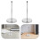 4pcs Ticket Stabber Receipt Holder Spike for Kitchen Office 7