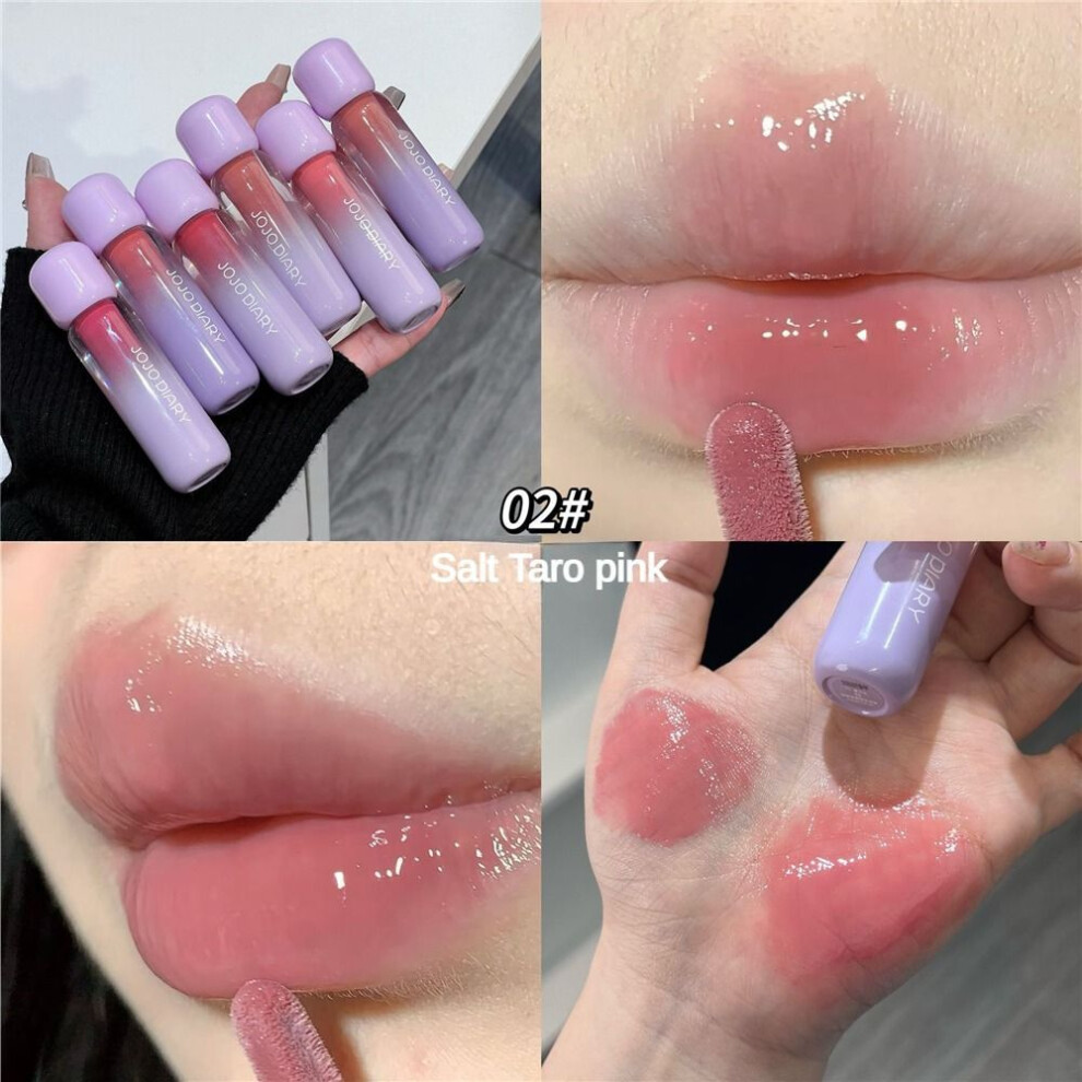 (Type#2) Jojodiary Monet Garden Non-stick Cup Durable Non-fading Mirror Lip Glaze-image-OPC-PKCRQ9Y-NEW