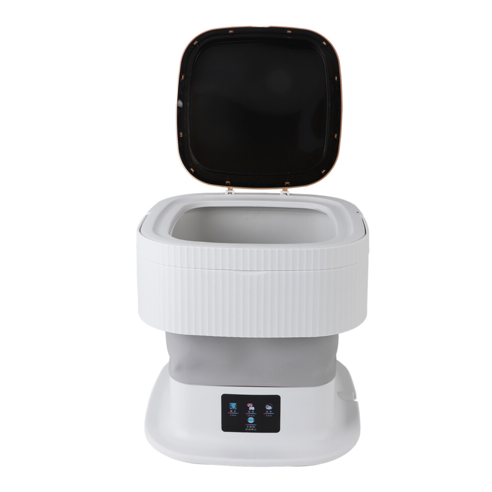 Portable 11.5L Folding Washing Machine with LCD Touch Screen Gray-image-OPC-PKCRQH6-NEW