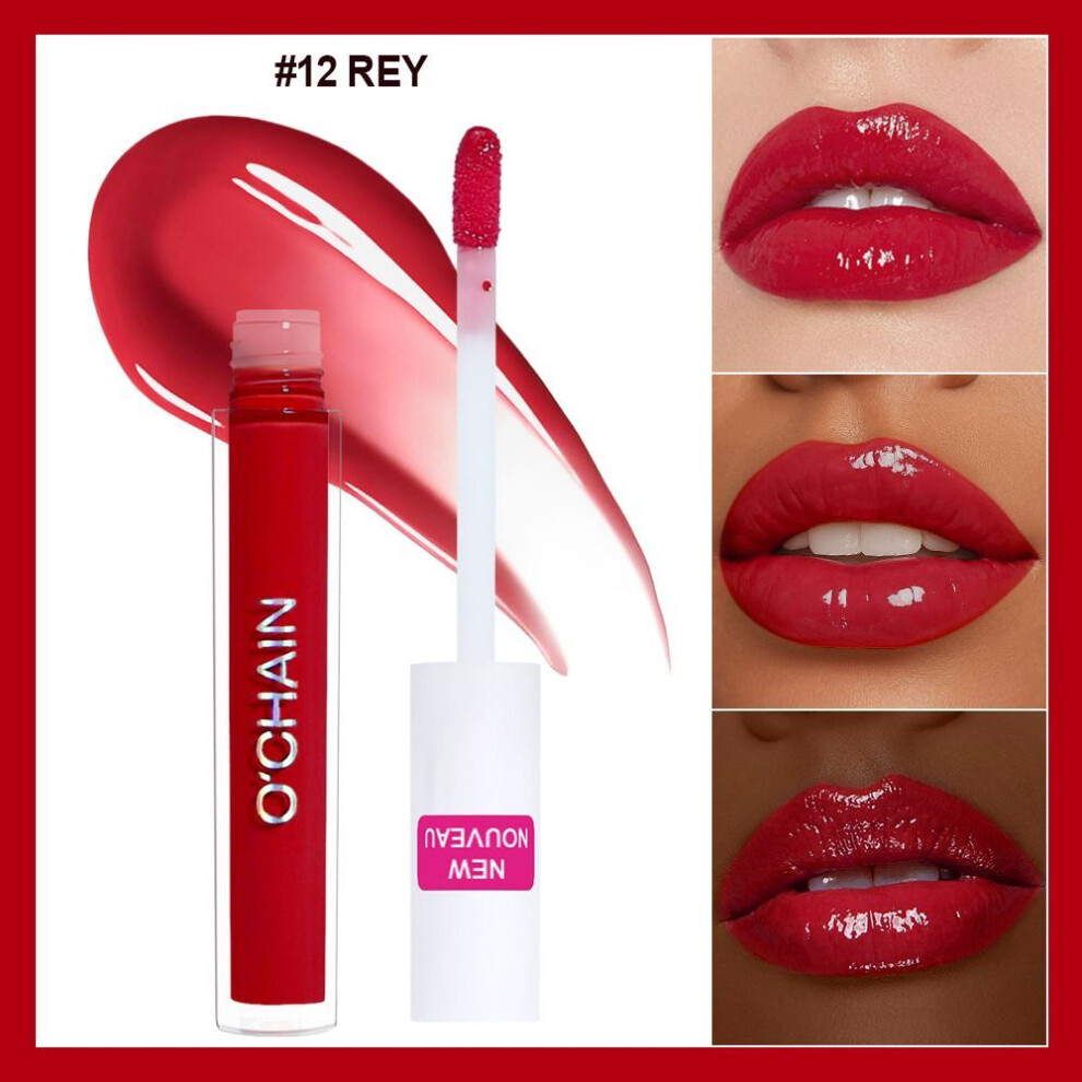 (Type#12) Ochain Hydrating Water-gloss Mirror Waterproof Long-lasting Moisturizing-image-OPC-PKCRR5G-NEW