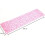 Washable table runner 100 x 30 cm pink 2