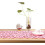 Washable table runner 100 x 30 cm pink 11